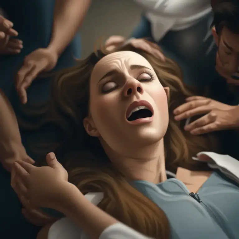 Visual representation of "bring round" - To make someone conscious again after they have been unconscious