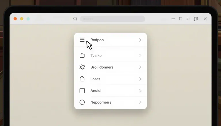 Visual representation of "flyout" - A flyout is a graphical interface element that appears when a user interacts with a menu or navigation bar, revealing additional options.