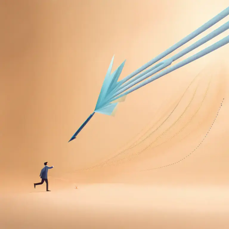 Visual representation of "zing" - To move swiftly with a high-pitched humming noise