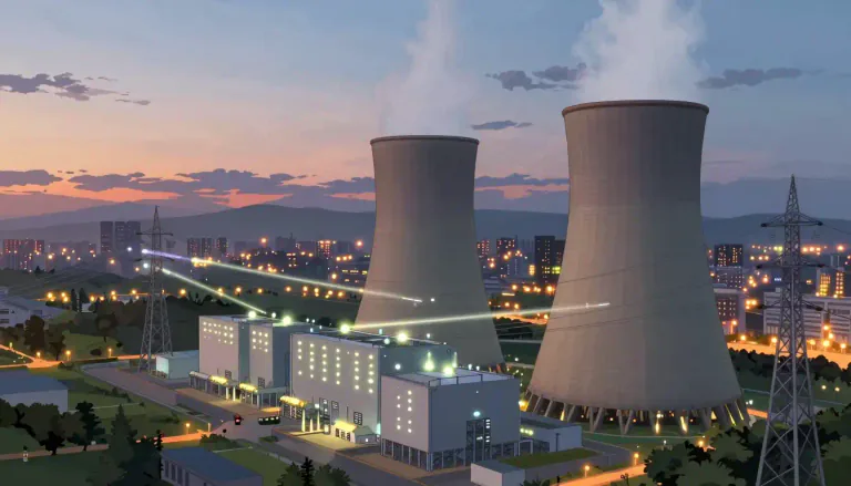 Visual representation of "gigawatt" - A gigawatt is a unit of power equal to one billion watts, commonly used to measure the output of large-scale electrical power plants.