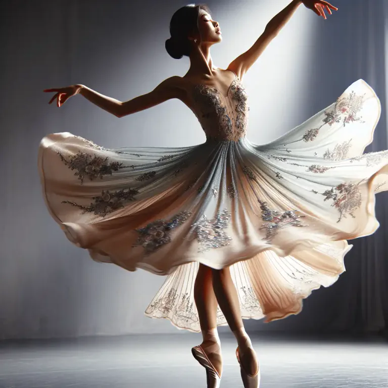 Visual representation of "fluidity" - The ease of movement or flow in dancing or sports