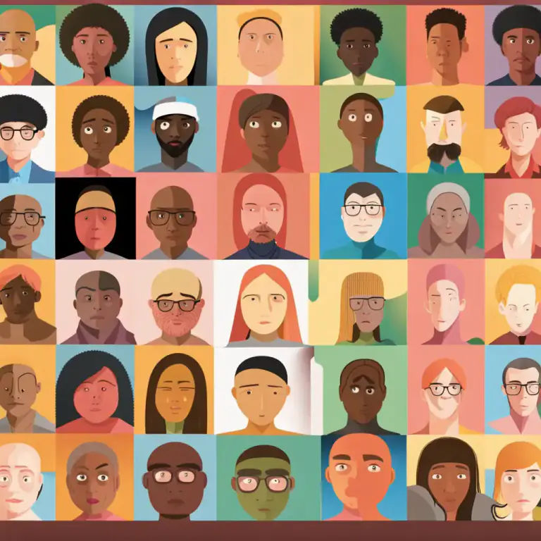 Visual representation of "stereotype" - To believe unfairly that all people or things with a particular characteristic are the same
