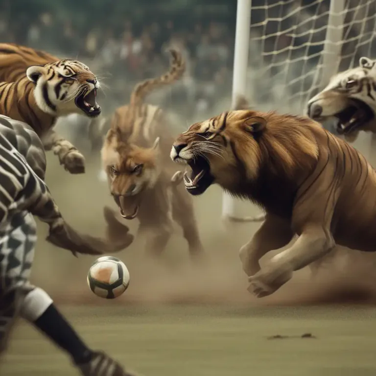 Visual representation of "eat somebody alive" - To defeat or dominate someone completely in a competition or activity