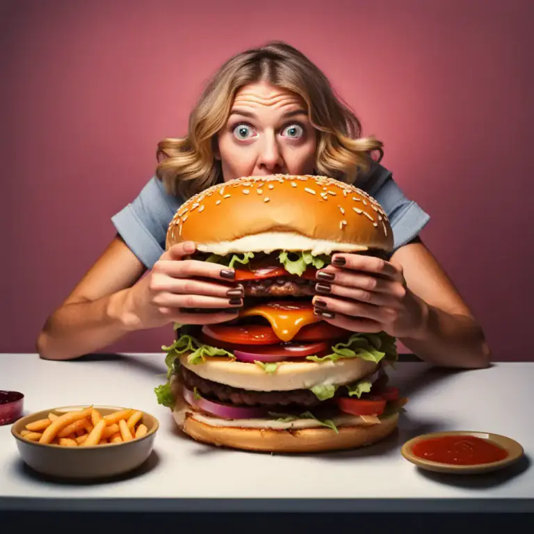 Visual representation of "I could murder a…" - Express a very strong desire or craving for something, especially food or drink.