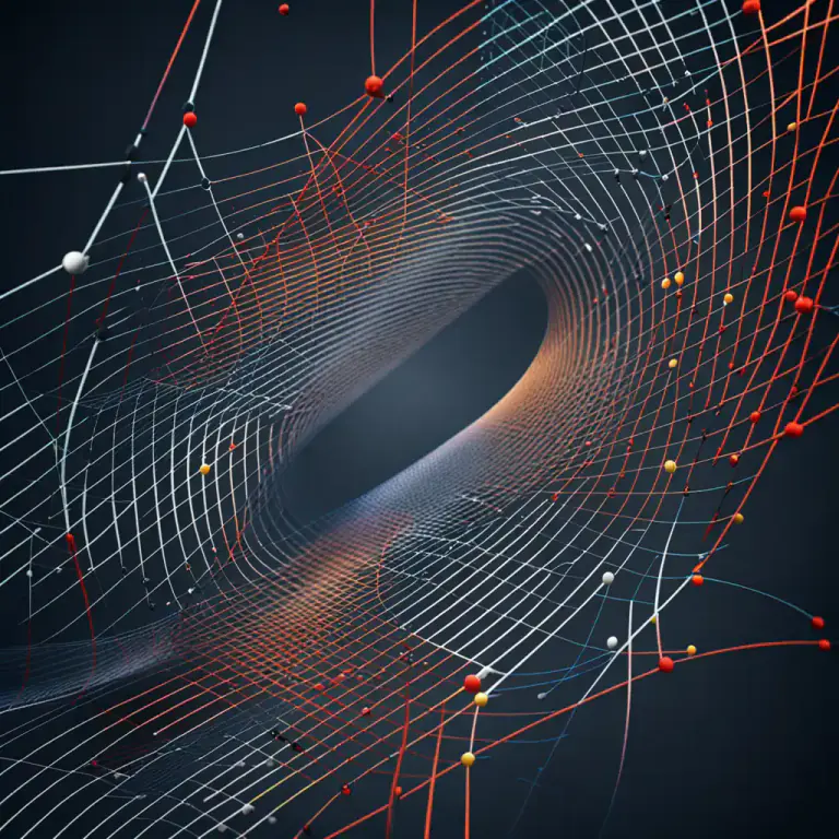 Visual representation of "bifurcation" - A situation in which a system changes into one of two new behaviors, especially abruptly.