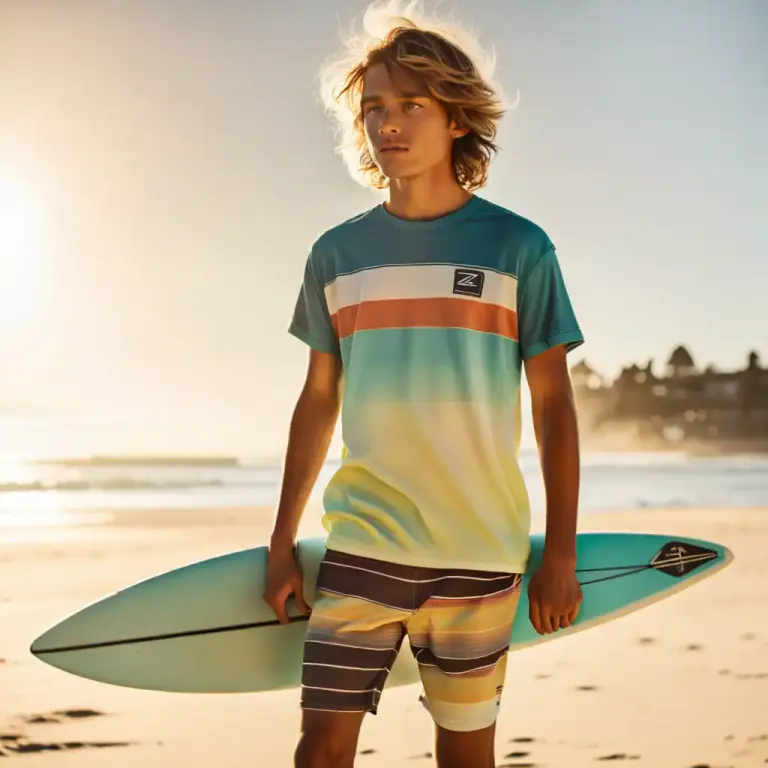 Visual representation of "billabong" - A brand of clothing and accessories popular among sports enthusiasts, especially surfers