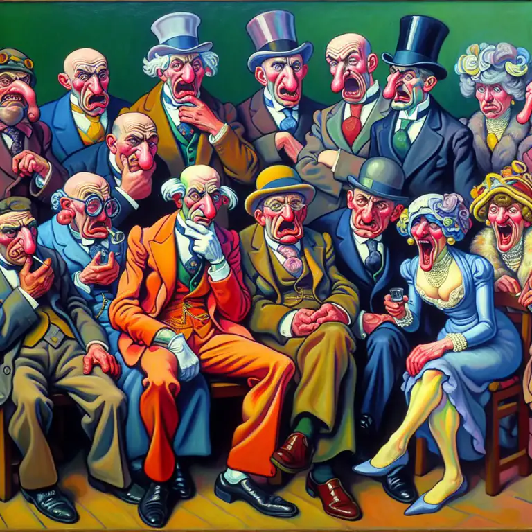 Visual representation of "vulgarity" - Something, especially a work of art, that is considered common, crude, or unrefined.