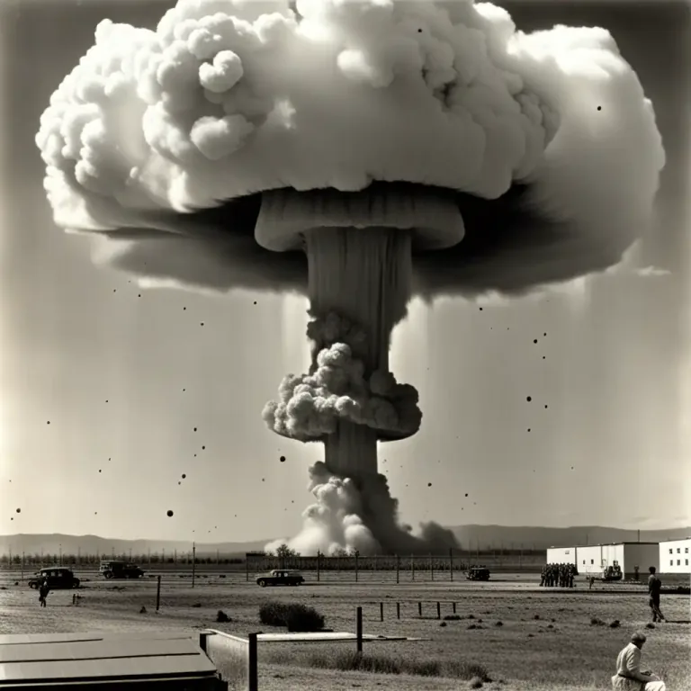 Visual representation of "implosion" - An instance when something violently bursts inward.