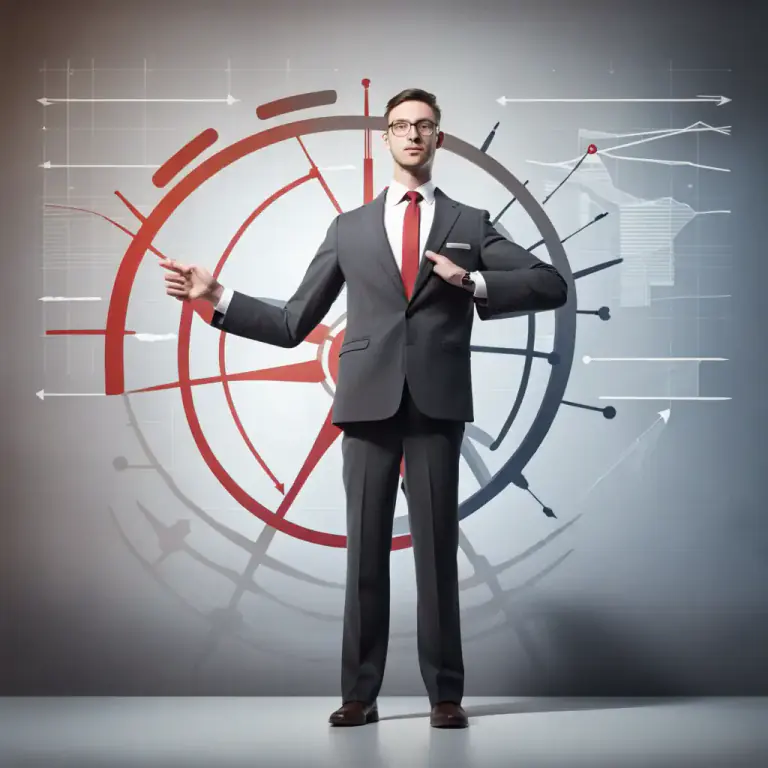 Visual representation of "at the helm" - In charge, controlling or leading something
