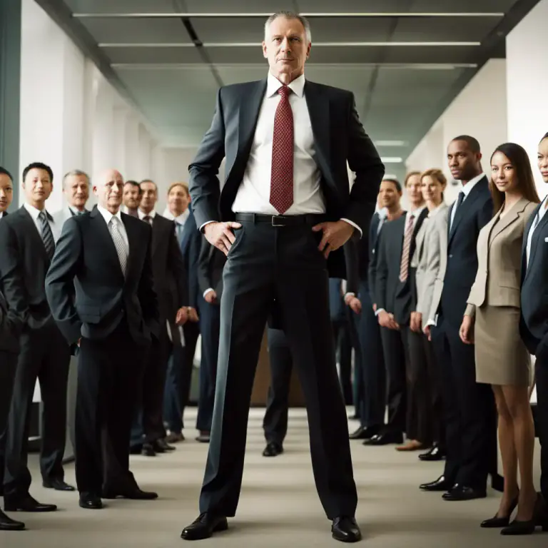 Visual representation of "gorilla" - A dominant or powerful person.