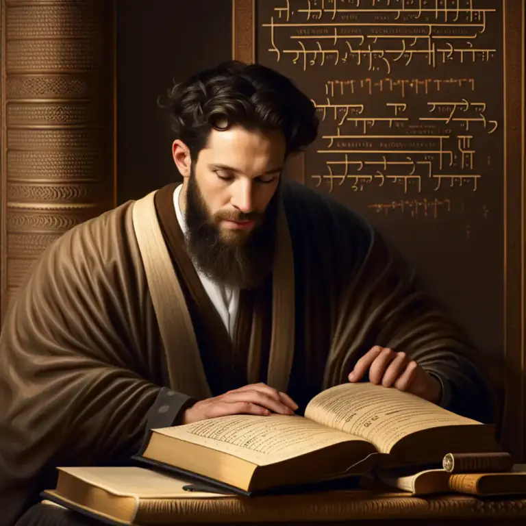 Visual representation of "rabbi" - A person who is learned in Jewish law, lore, and tradition and ordained for leadership of a Jewish congregation.