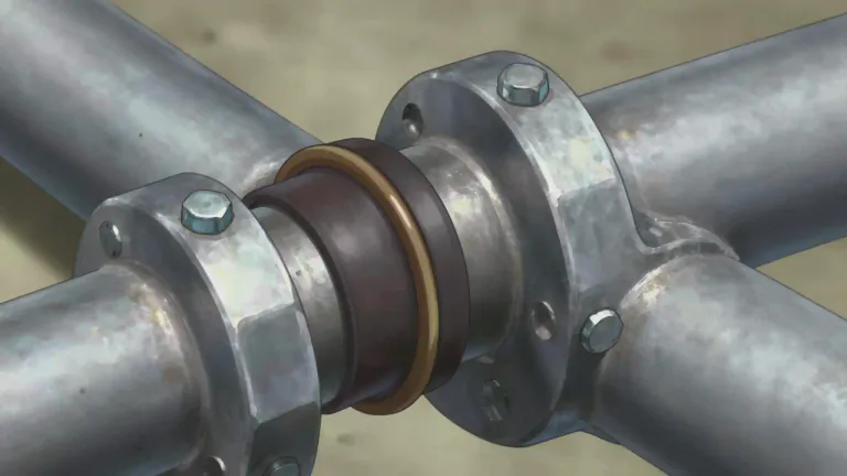 Visual representation of "gasket" - A shaped piece or ring of rubber, metal, etc., that is used to increase the thickness of a connection or to make it tighter