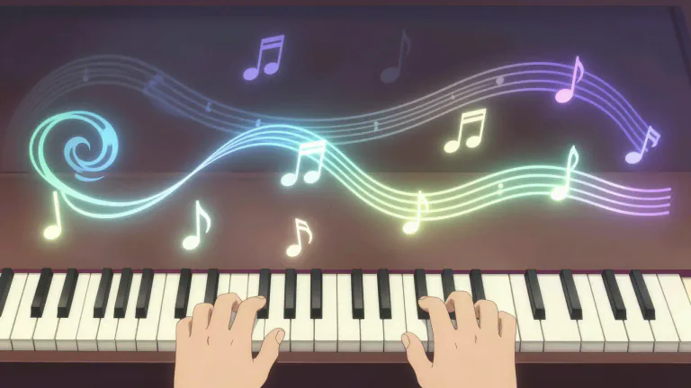 Visual representation of "ostinato" - An ostinato is a musical phrase or rhythm that is persistently repeated over the course of a composition or a section of a piece, creating a foundation for variations.