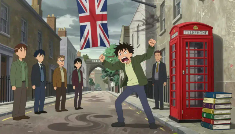 Visual representation of "anglophobia" - The dislike, fear or hatred of English people, English things, or the English language.