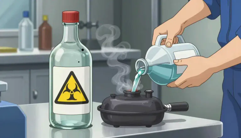Visual representation of "nitromethane" - Nitromethane is a toxic, colorless liquid used in various industrial applications, particularly as a fuel in motor racing and as a solvent in organic synthesis.