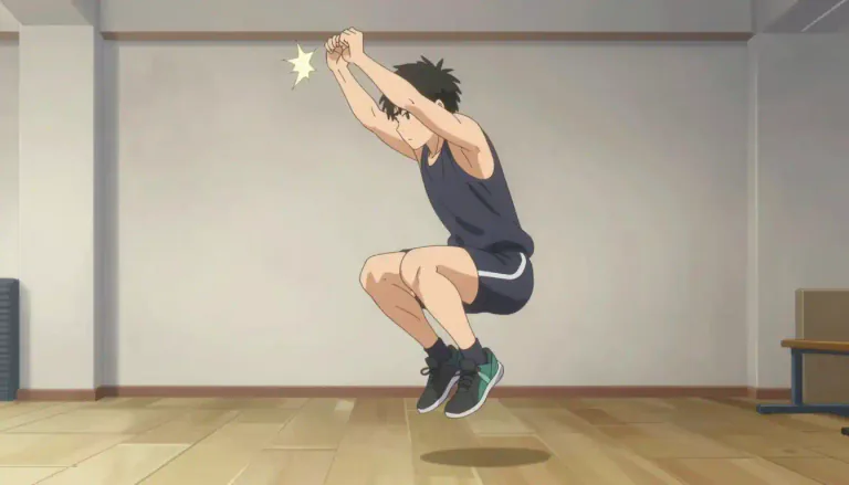 Visual representation of "plyometric" - A type of exercise that involves rapid and explosive movements to enhance power and strength, often used in athletic training.