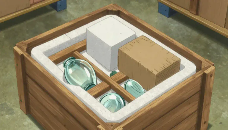 Visual representation of "dunnage" - Dunnage is material used to protect goods during transportation, typically preventing them from shifting or sustaining damage.