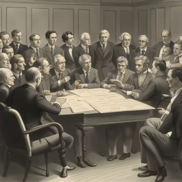 Visual representation of "caucus" - To hold or take part in a caucus or meeting.