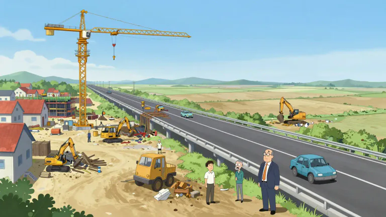 Visual representation of "boondoggle" - A wasteful or impractical project or activity, often funded by public money.