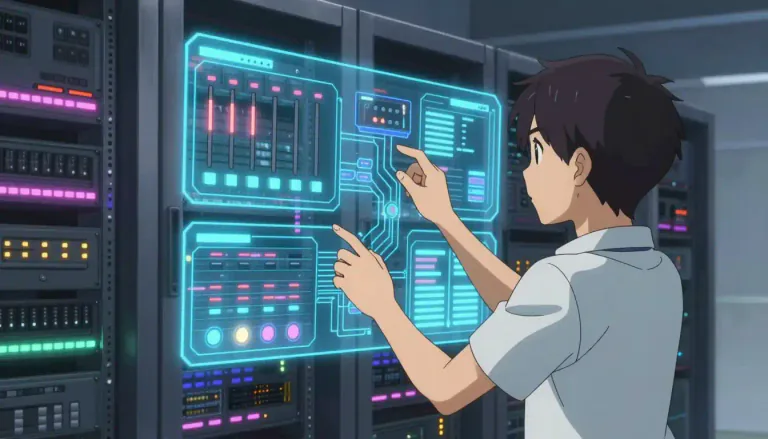 Visual representation of "config" - The arrangement or settings of a system or device.
