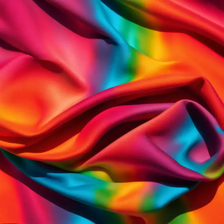 Visual representation of "fastness" - The ability of a color or dye to remain bright and not fade over time