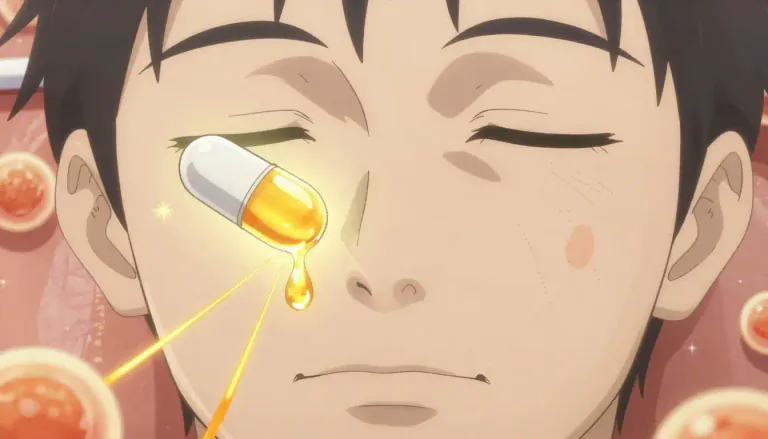 Visual representation of "retinoic" - A type of acid that is derived from vitamin A and is important for skin health and development.