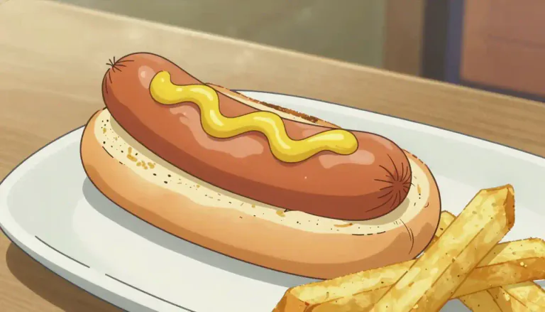 Visual representation of "frankfurter" - A type of sausage that is usually eaten inside a bun or bread roll.