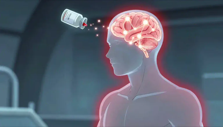 Visual representation of "opioid" - A type of drug that acts on the brain's opioid receptors to reduce pain.