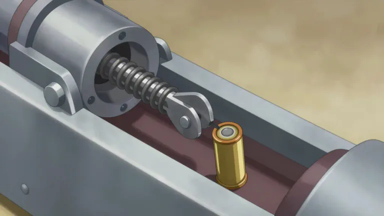 Visual representation of "ejector" - A device that expels something from a mechanism or system, often used in machinery.