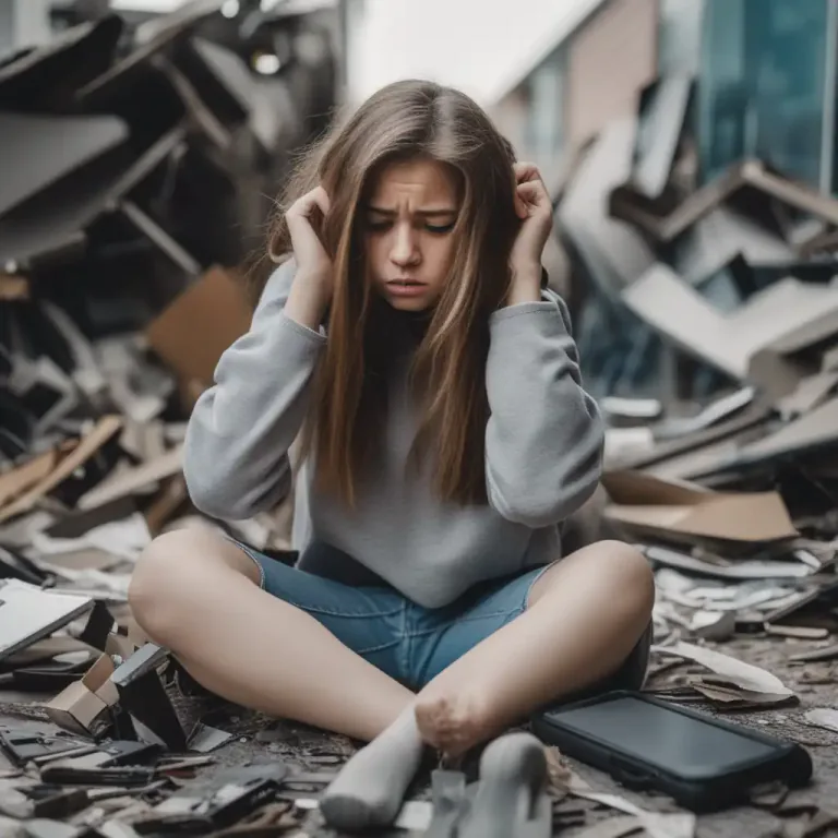 Visual representation of "melodrama" - A situation or series of events that are exaggeratedly dramatic.