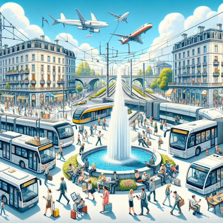 Visual representation of "service" - A system supplying a public need such as transport, communications, or utilities like electricity and water