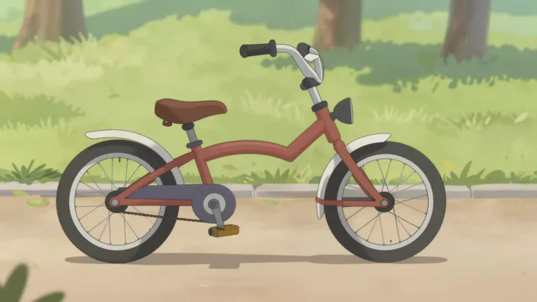 Visual representation of "trike" - A three-wheeled bicycle or motorcycle.