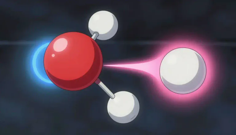 Visual representation of "dipole" - A structure that has two opposite charges or magnetic poles.