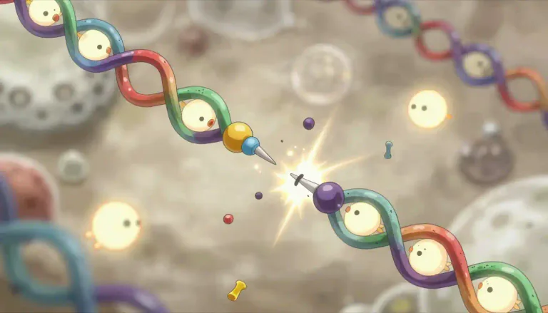 Visual representation of "proteolytic" - Relating to the breakdown of proteins into smaller molecules.