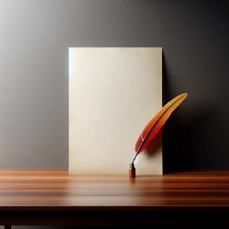 Visual representation of "in brief" - In a short and clear manner; briefly.