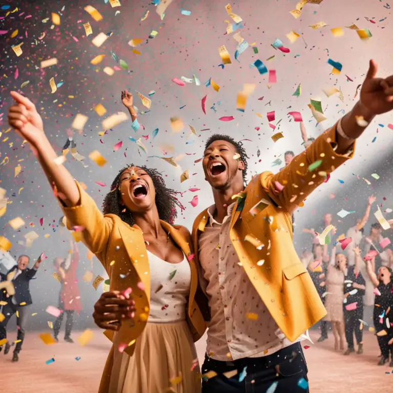 Visual representation of "sing out" - To express one's emotions or feelings vocally in a musical manner - often to express happiness