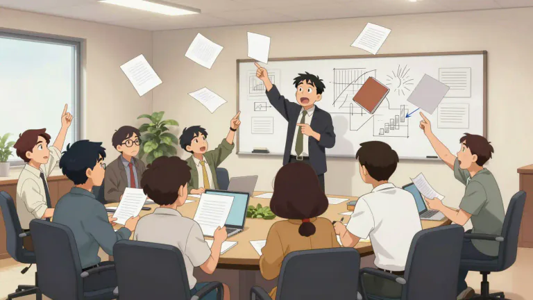 Visual representation of "clusterfuck" - A situation that is very confused or complicated, often due to mismanagement or poor planning.