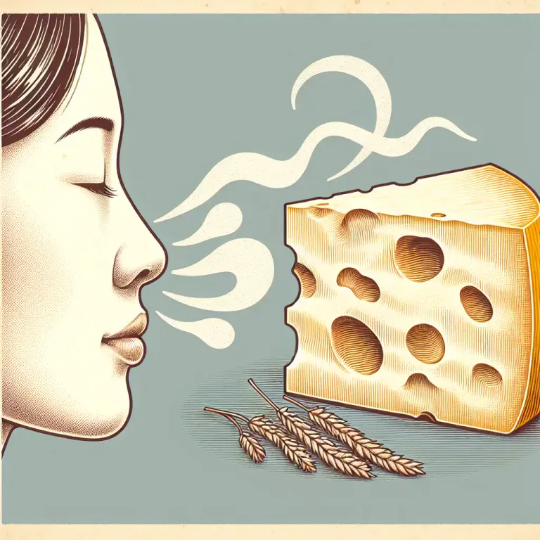 Visual representation of "smell" - A quality in something that you notice with your nose