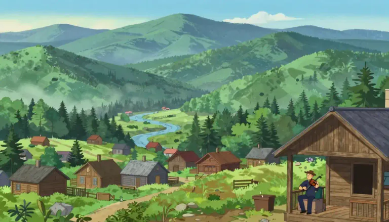 Visual representation of "appalachian" - Relating to the Appalachian Mountains or the region in which they are located, characterized by its unique geography and cultural heritage.