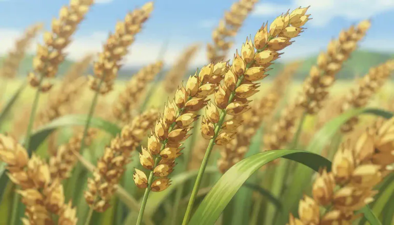 Visual representation of "millet" - A type of grass that produces small, edible grains