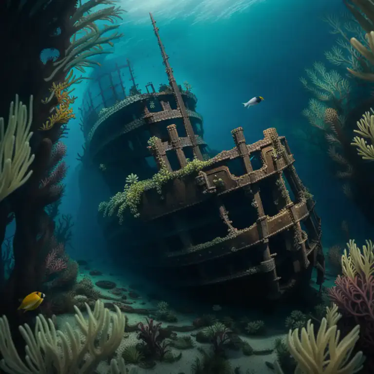 Visual representation of "submersion" - The action or fact of causing something to be completely submerged in a liquid; the action or fact of completely immersing someone or something.