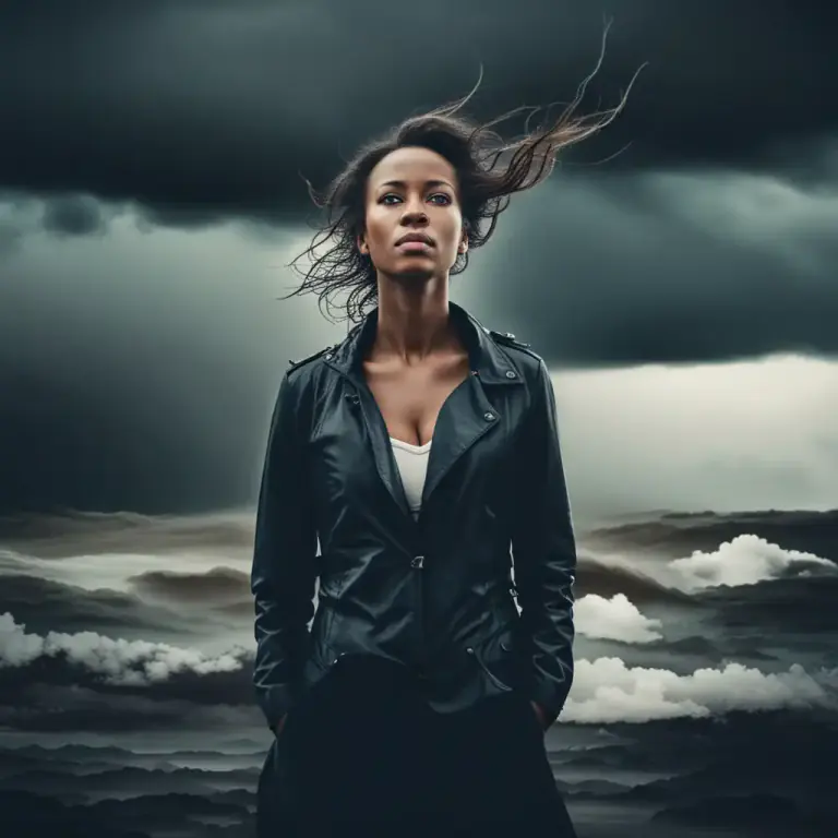 Visual representation of "strong" - Confident and able to deal with problems.