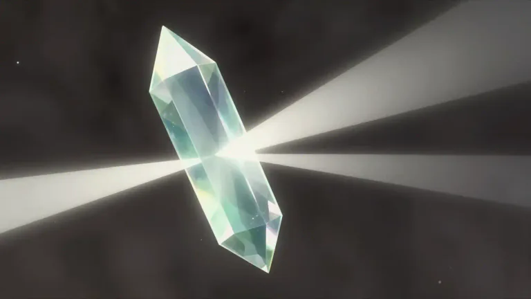 Visual representation of "birefringence" - Birefringence is a property of certain materials where the refractive index is different in different directions.