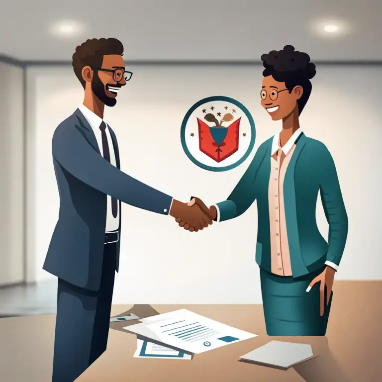 Visual representation of "under seal" - Something is officially authorized or accepted.