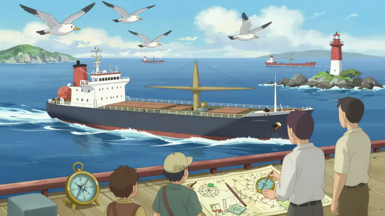 Visual representation of "maritime" - Related to the sea or sea navigation