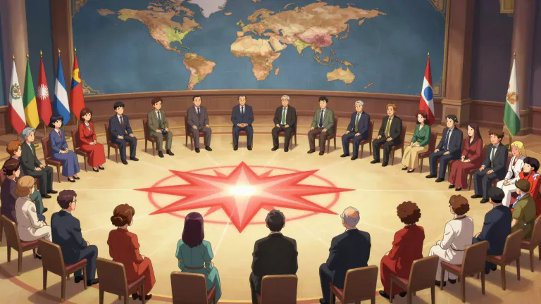 Visual representation of "comintern" - An international organization founded in 1919 to encourage the spread of communism.