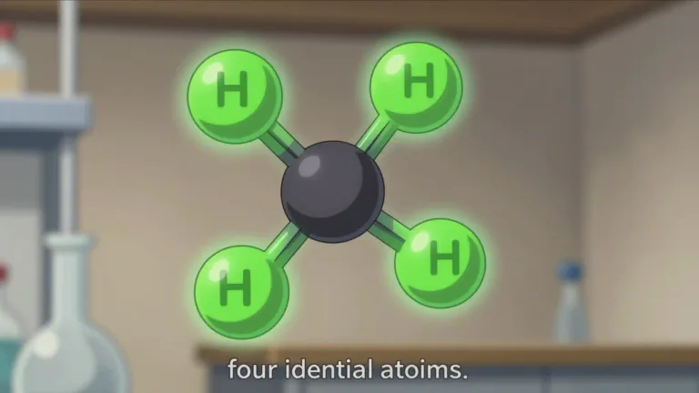 Visual representation of "tetra" - A term used in chemistry to denote compounds with four identical atoms or groups.