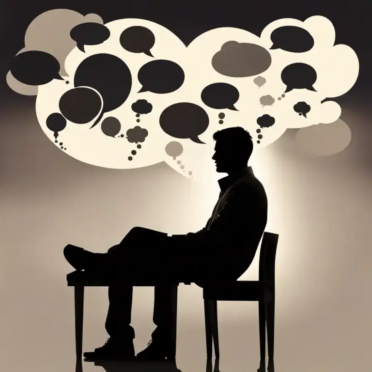Visual representation of "keep your own counsel" - To choose not to share one's thoughts or plans with others