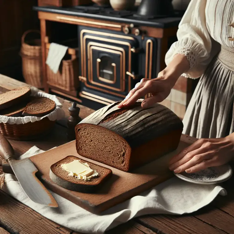 Visual representation of "rye" - Rye can also refer to a dark, heavy bread made from rye grain.