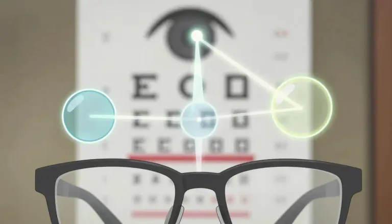 Visual representation of "dioptre" - The unit of measurement used to describe the power of a lens, such as a glasses or telescope lens.